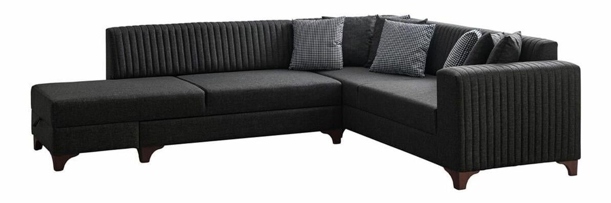 Rohová sedačka Westy (antracit) (L)