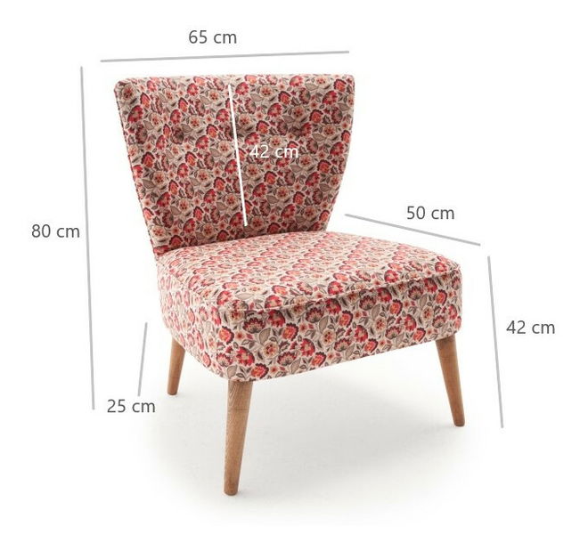 Relaxační křeslo Vuren (růžová)