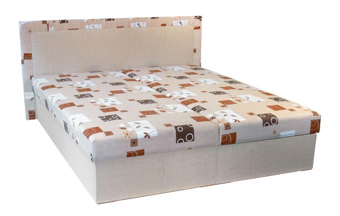 Manželská postel 160 cm Hedviga (s pružinovou matrací)