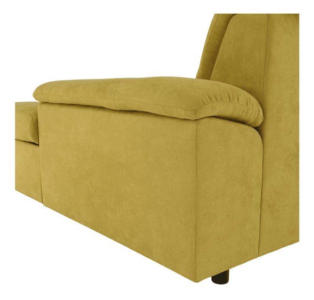 Rohová sedačka Evangelon (hořčičná) (P)