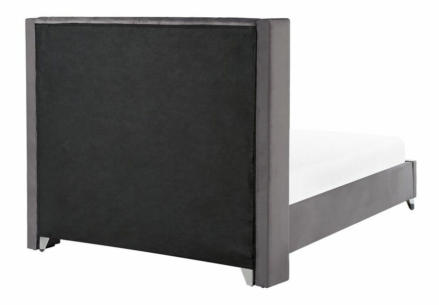 Manželská postel 160 cm LUBECK (s roštem) (šedá)