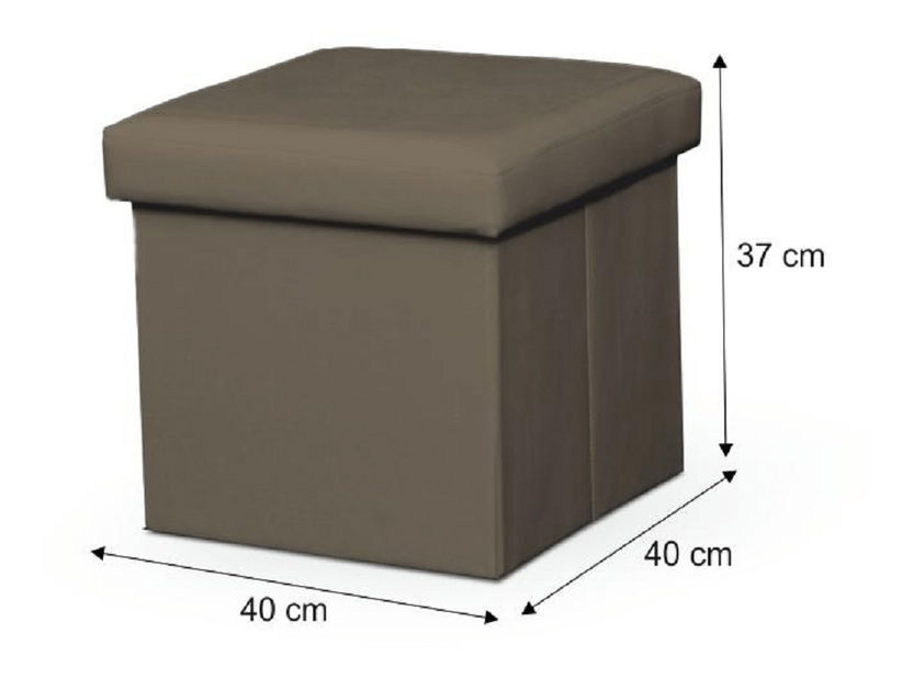 Taburet Teolla (světle hnědá)