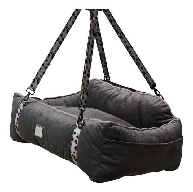 Pelíšek pro domácí zvíře Princy (černá + bílá)