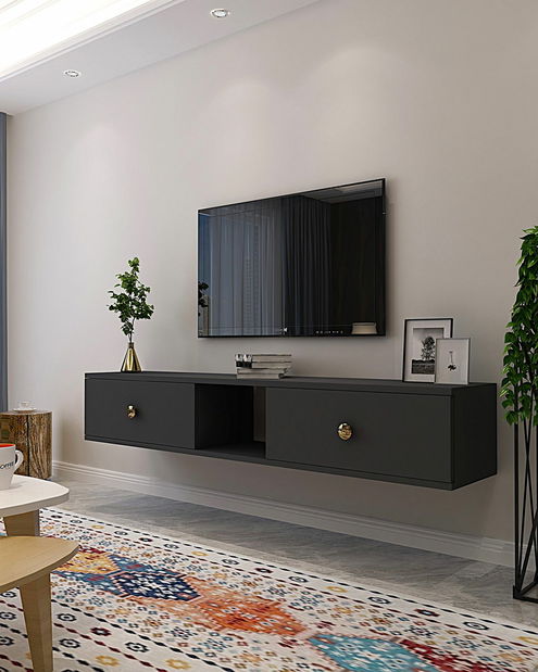 TV stolek/skříňka Yutta (antracit)