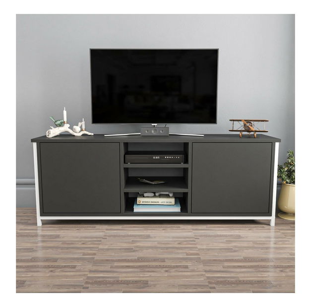 TV stolek Otosello (bílá + antracit)