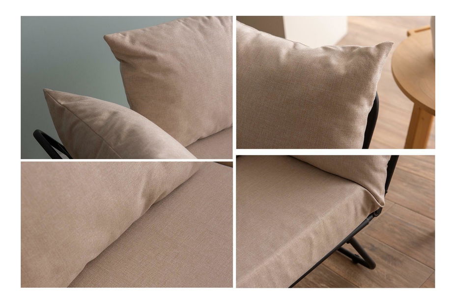 Pohovka dvousedačka Verve 2 (krémová)