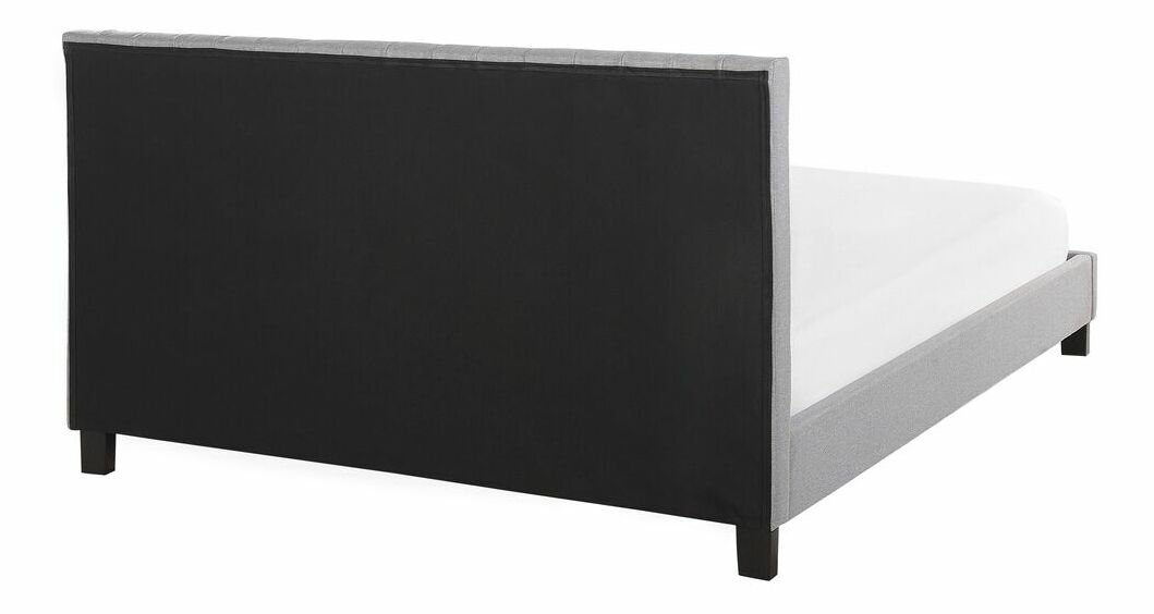 Manželská postel 160 cm PARASO (světle šedá) (s roštem)