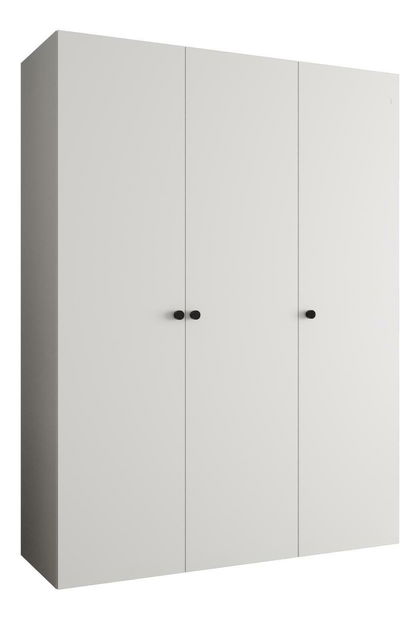 Šatní skříň 150 cm Parna 1 (bílá + černá)