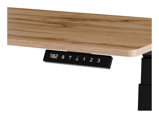 Elektrický výškově nastavitelný PC stůl Fega Long 150 (černá)