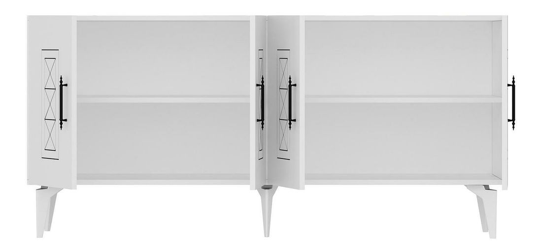 Konzolový stolek Lademe 1 (bílá)