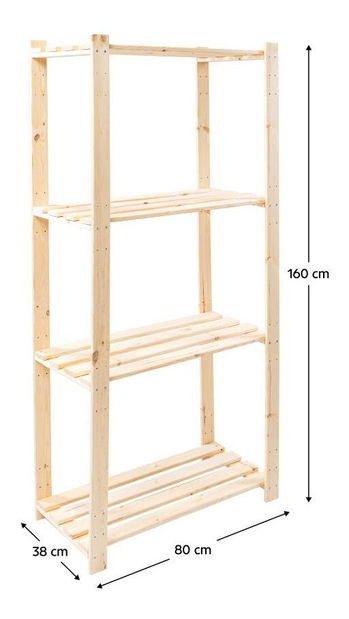 Regál Somete 1 (borovice)