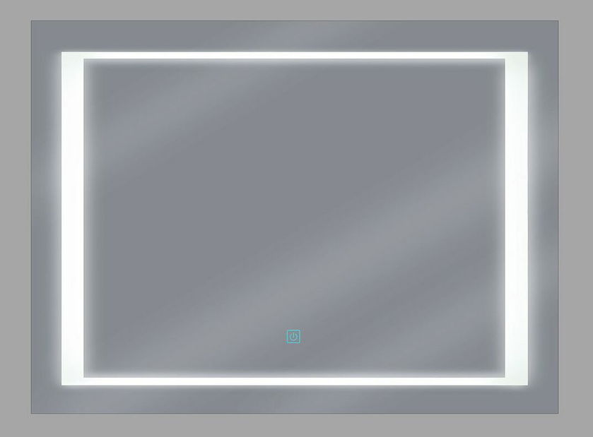 Nástěnné zrcadlo Emir (stříbrná)