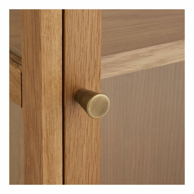 Nástěnná vitrína Zuzeria 4 (dub)