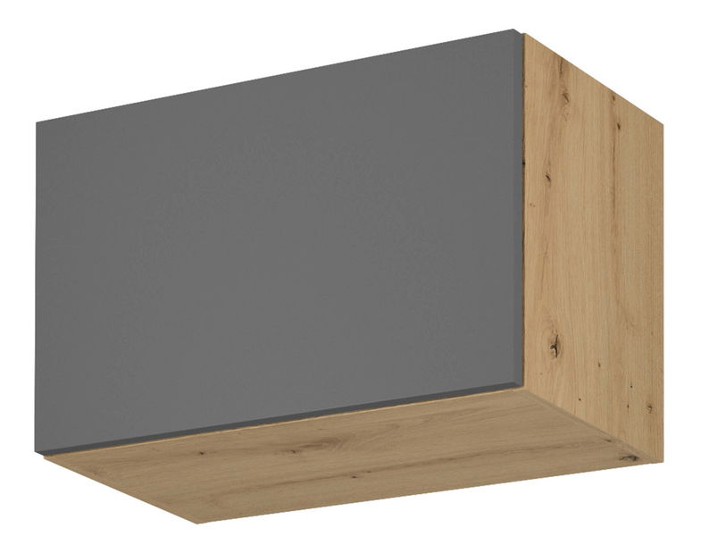 Horní kuchyňská skříňka G60KN Langari (dub artisan + šedá matná)