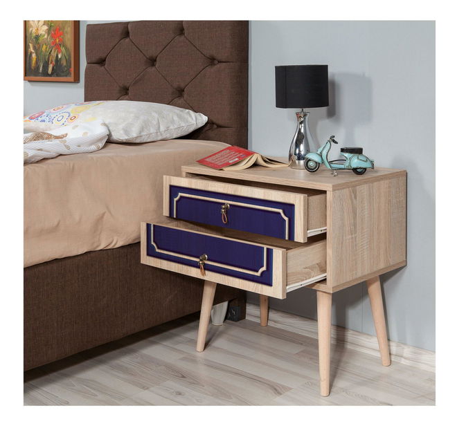 Noční stolek Sopatu 10 (dub sonoma)