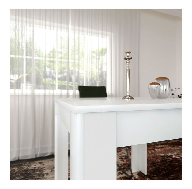 Jídelní stůl Signal 90 (pro 4 osoby) (bílá)