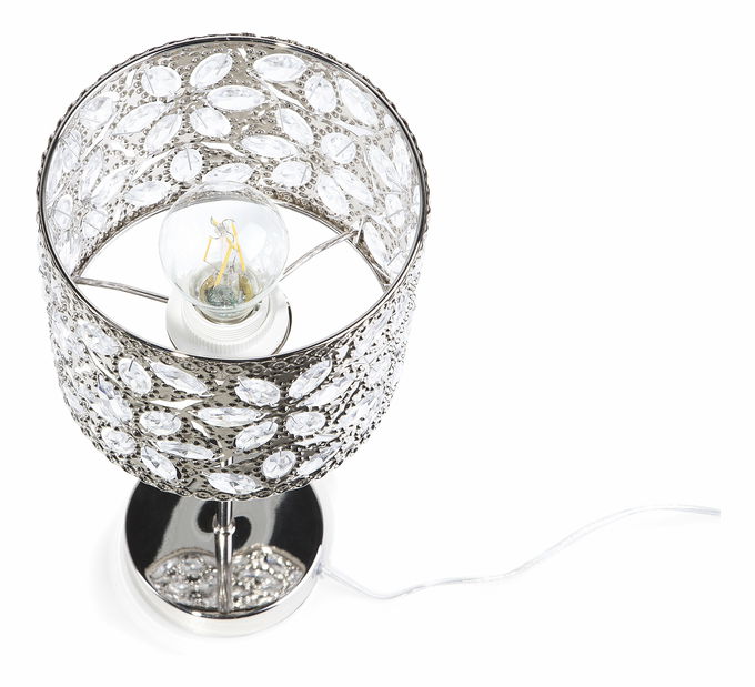 Stolní lampa Saida S (stříbrná)