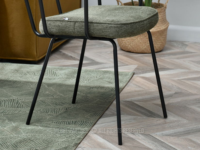 Židle Cleo (kaki + černá)