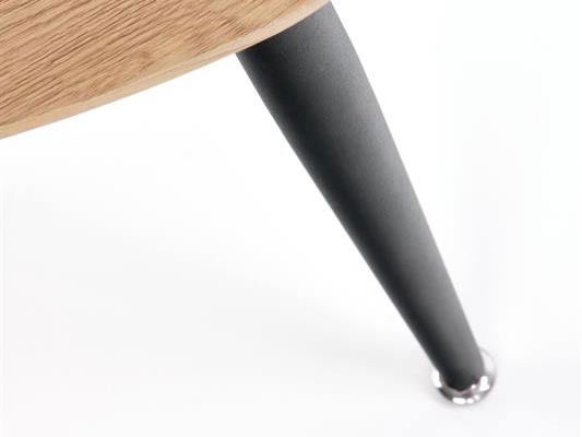 Set 2 ks. Konferenčních stolků Messi (dub zlatý + černá)