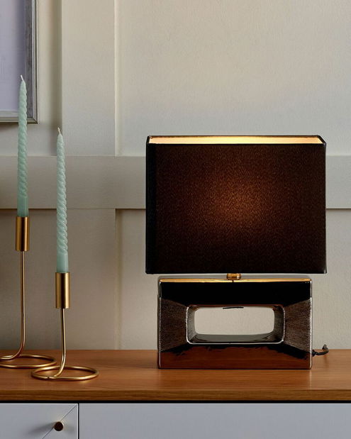 Stolní lampa Onver (šedá)