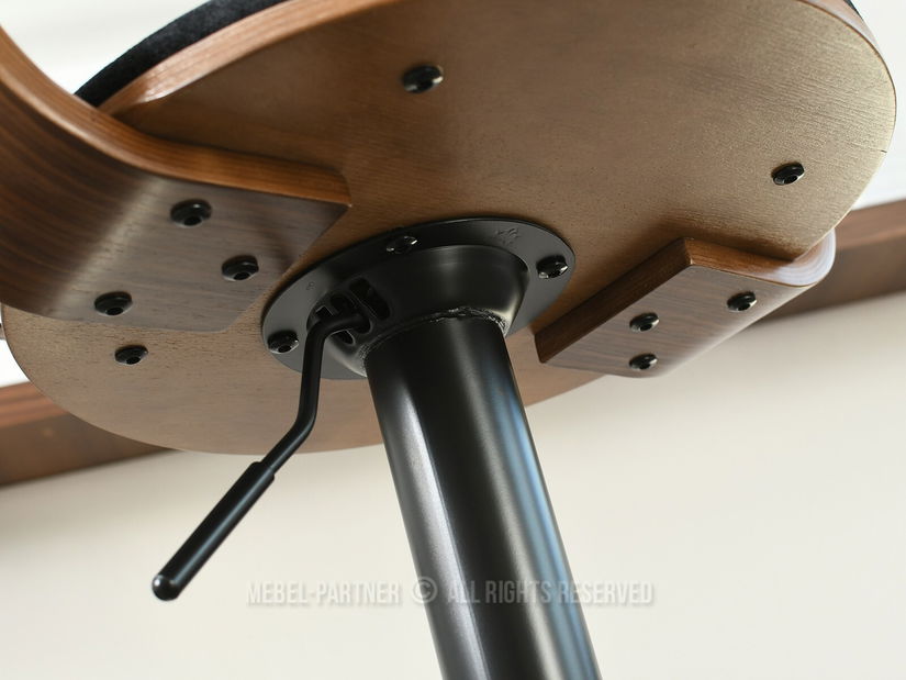 Židle Hoch (ořech tmavý + černá)