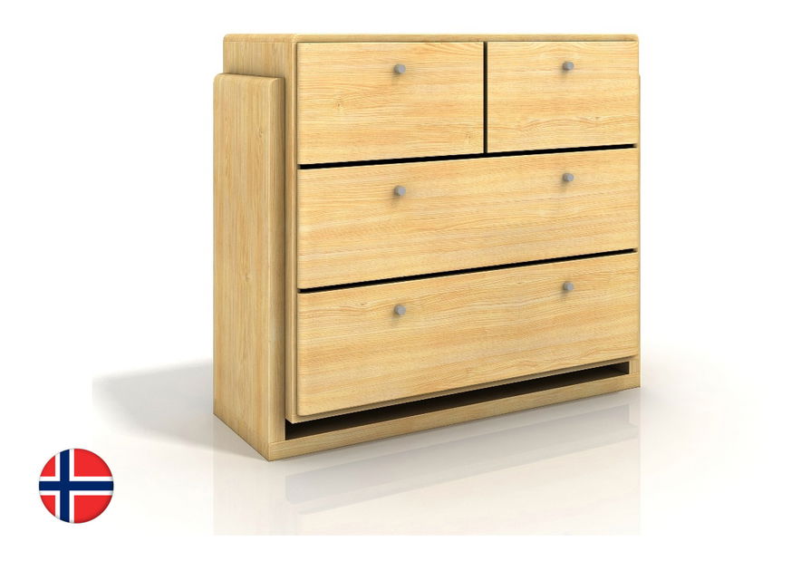 Komoda Naturlig Ervik 4S (borovice)