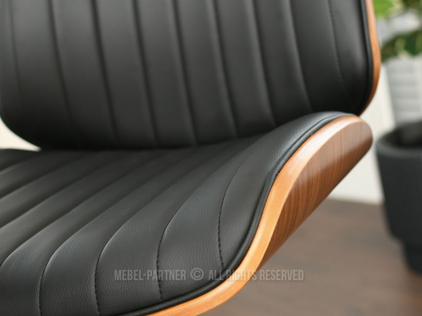 Židle Hamand (ořech tmavý + černá)