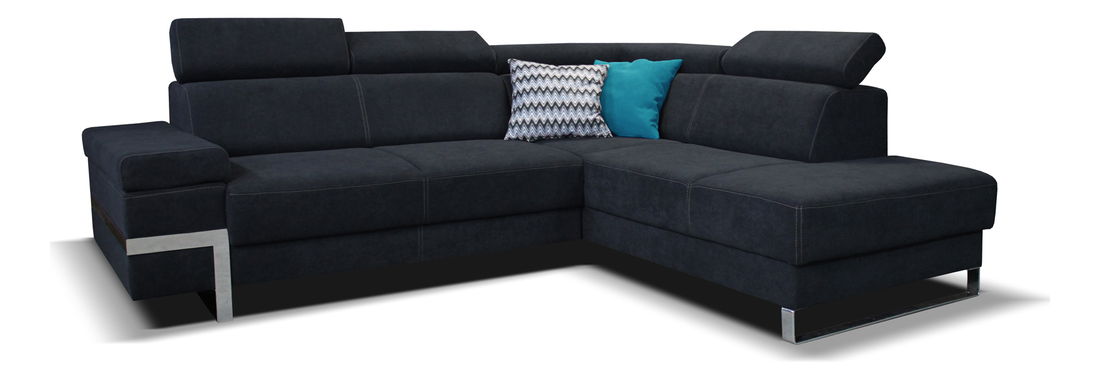 Rohová sedací souprava Grove 2+L (černá) (P)