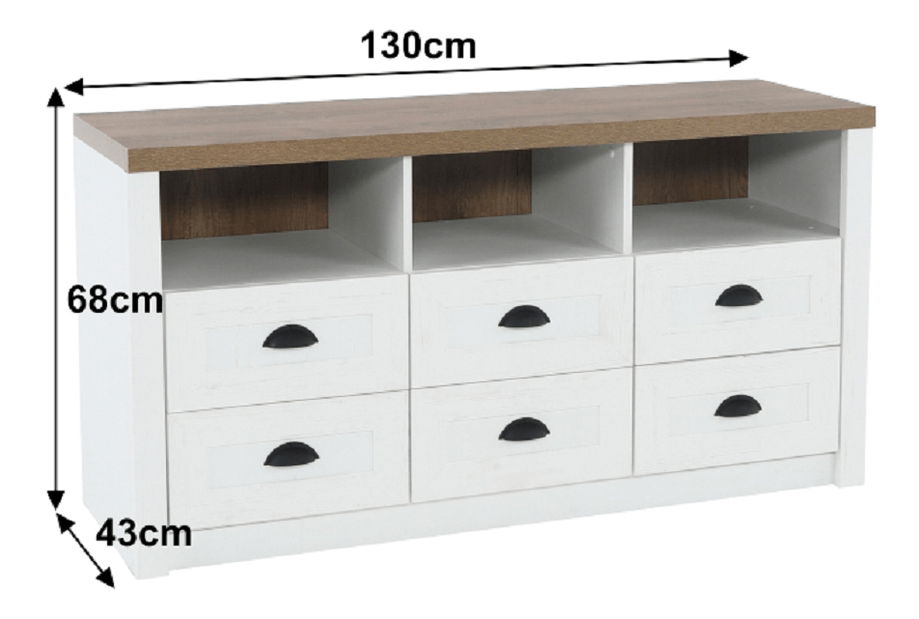 Komoda Provense K6S *výprodej