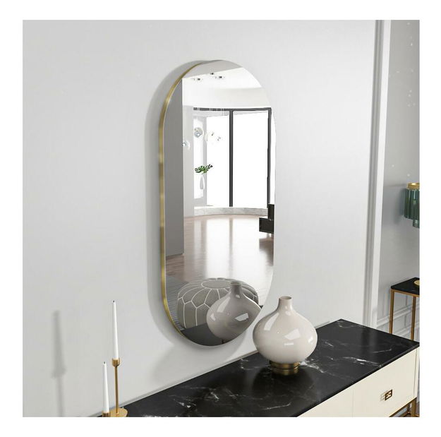 Zrcadlo Nekada (transparentní + zlatá) *bazar