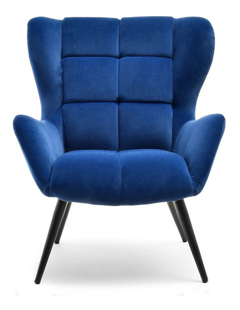 Křeslo Kikino (námořnická + černá)