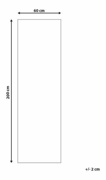 Koberec 60 x 200 cm Parka (modrá)