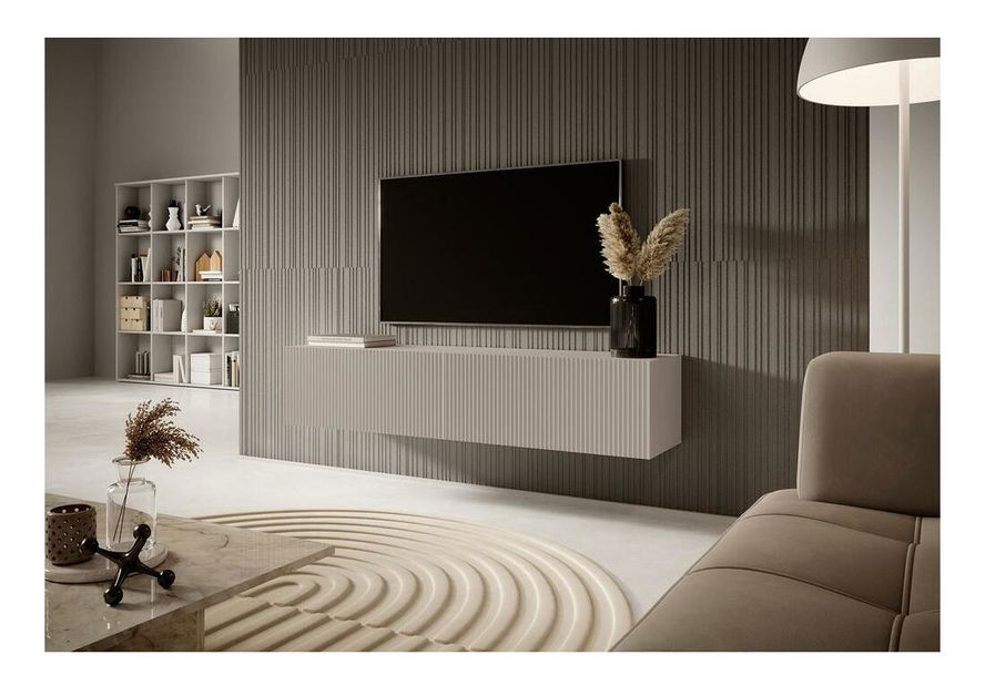 TV skříňka/stolek Vertigo 140 (sivobéžová)