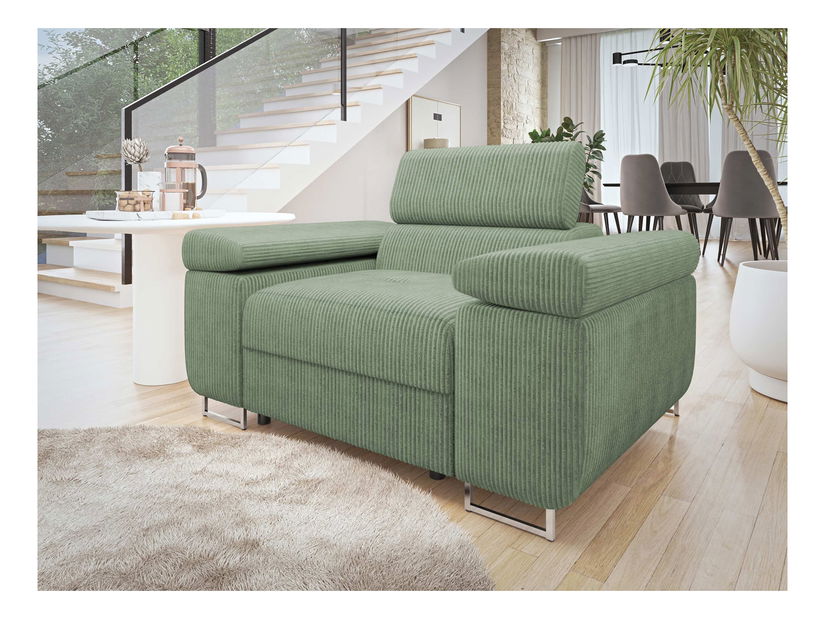 Křeslo Terazuro 1 (šedá + bílá)