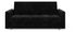 Pohovka dvousedačka Luna (černá)