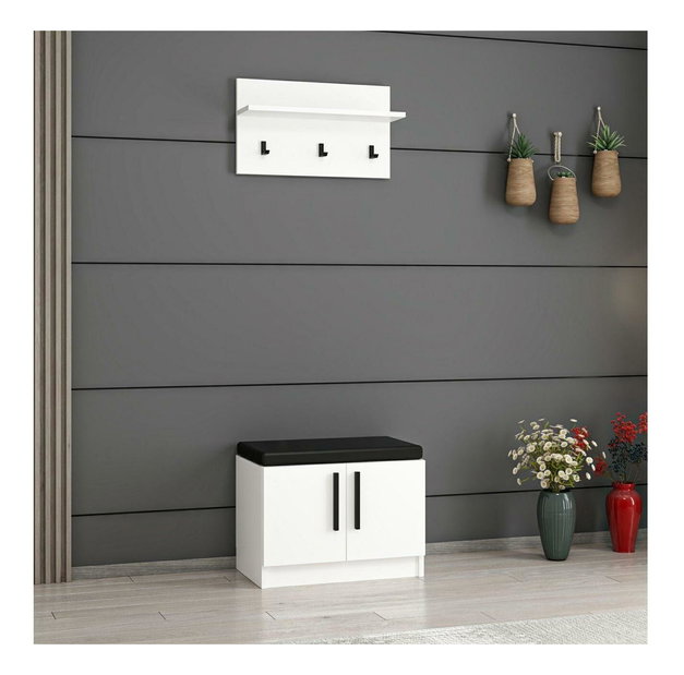  Předsíňová sestava Nemake 9 (bílá)