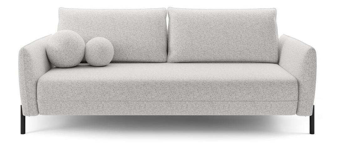 Pohovka trojsedačka Veratta (světle šedá + černá)