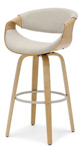 Barová židle Bendover (béžová)