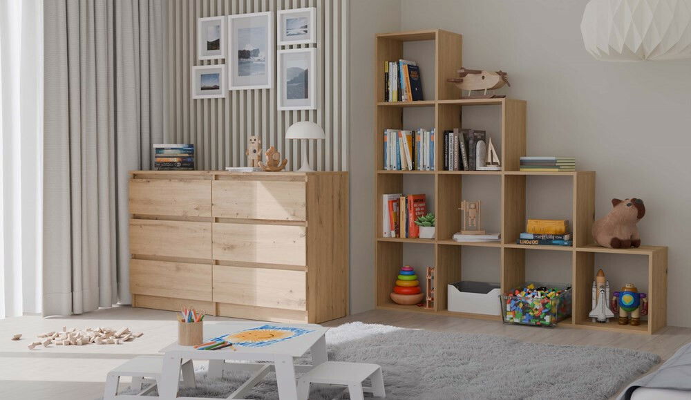 Regál Respeto 4 (dub artisan)