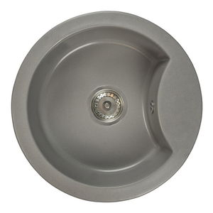 Kuchyňský dřez Mellusa (šedá) (bez otvoru pro baterii)