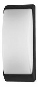 Venkovní nástěnné svítidlo Opole (bílá + matná černá)