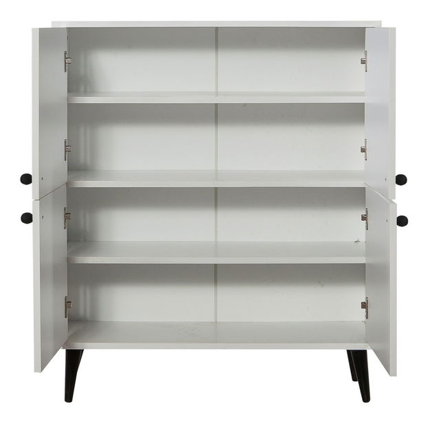 Skříňka Maluxe (Bílá + Černá)