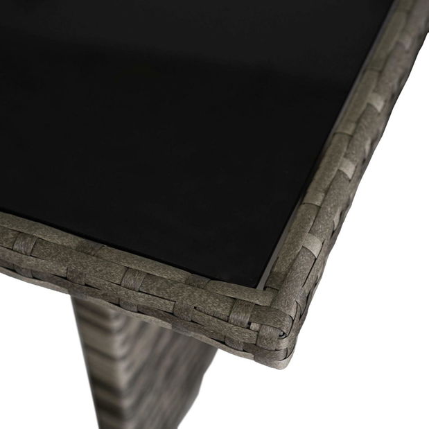 Zahradní set Adaptarlas (šedá) (pro 7 osob)