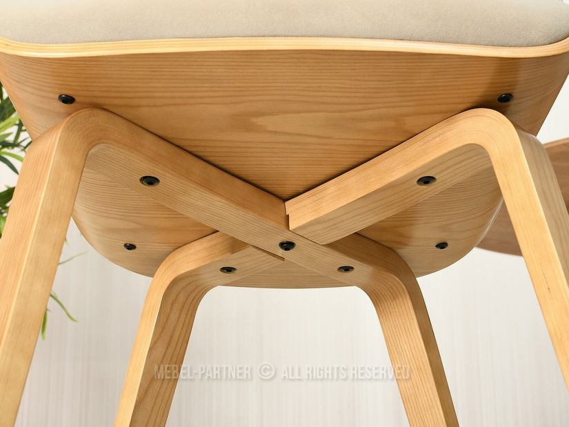 Židle Sorien K (béžová + dub)