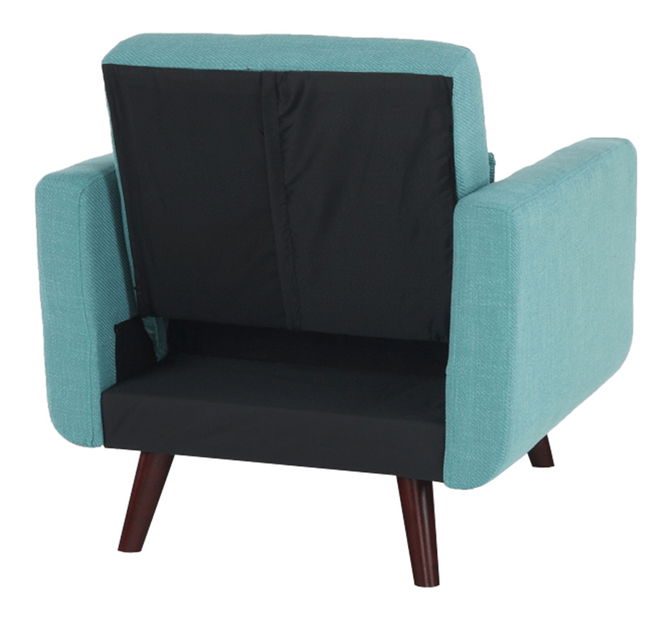 Rozkladací krěslo Alestra (tyrkysová)