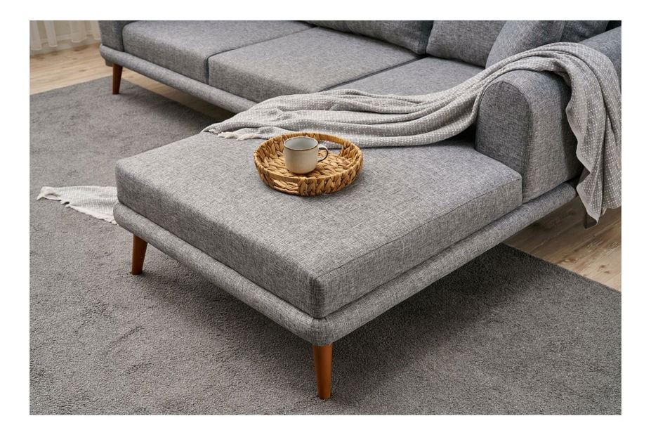 Rohová sedačka Sorenella (P) (šedá)