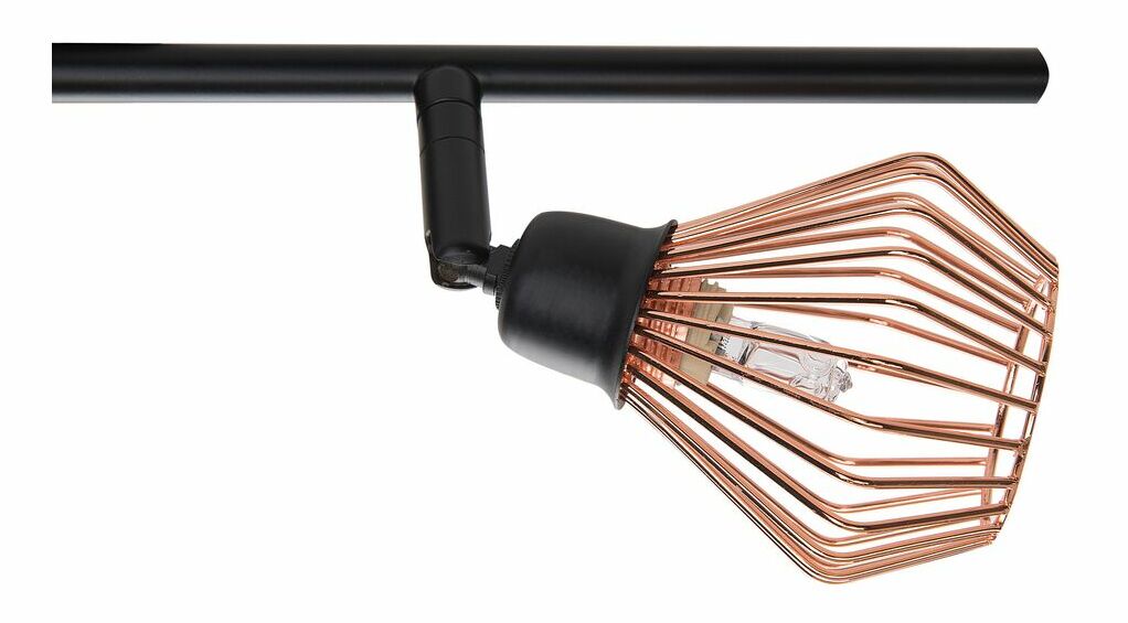 Závěsná lampa Ventura S (černá měděná)