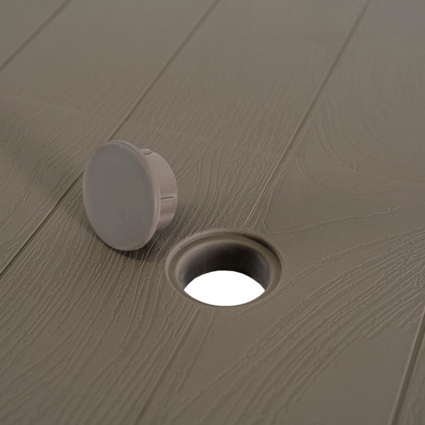 Zahradní stůl Floriano (hnědá) (pro 6 osob)