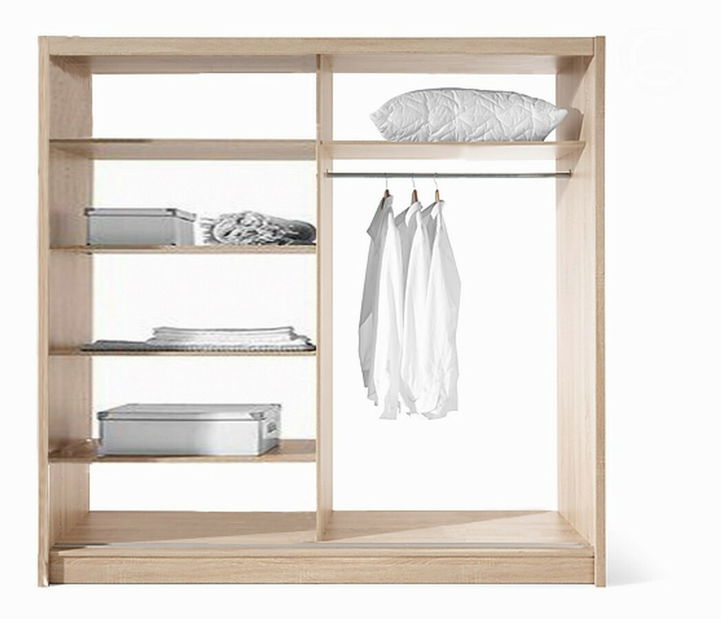 Šatní skříň Eco 200 2DL