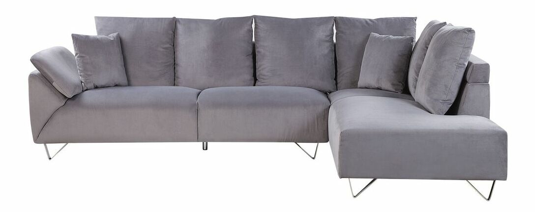 Rohová sedací souprava LARAN (šedá) (P)
